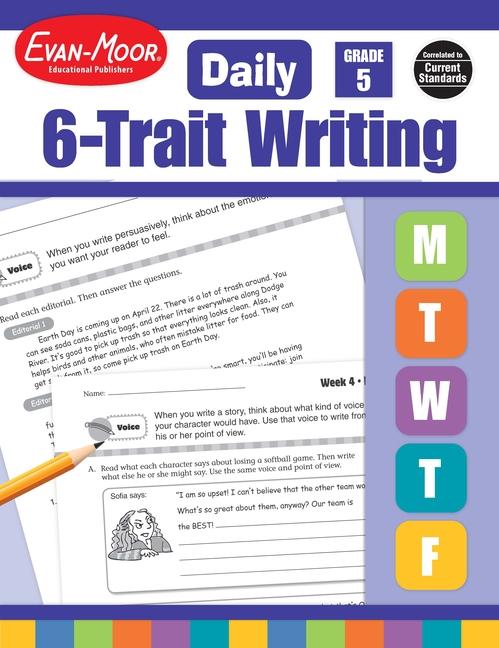 Vorderes Coverbild Daily 6-Trait Writing Grade 5 Te