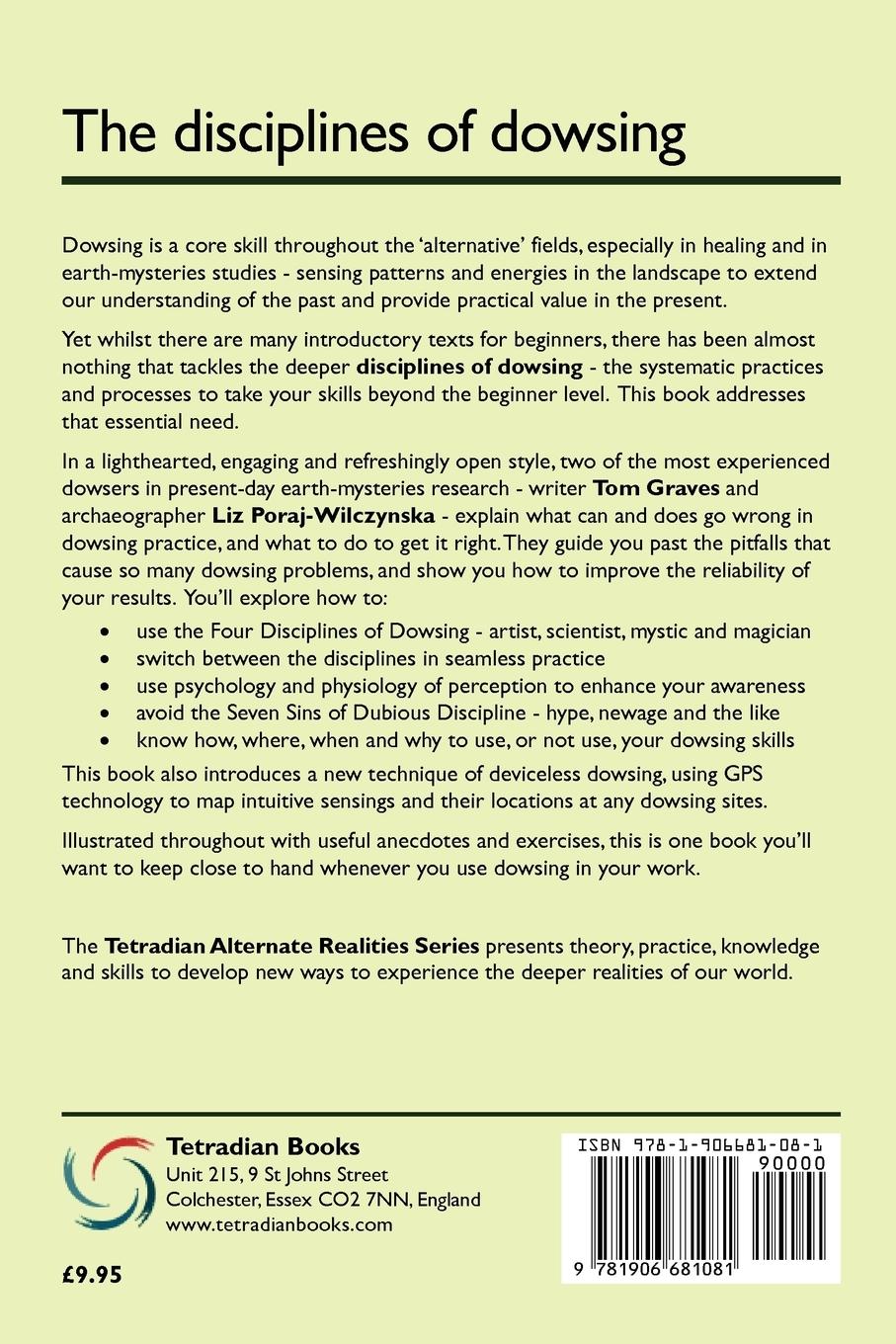 Rückseitencover The Disciplines of Dowsing