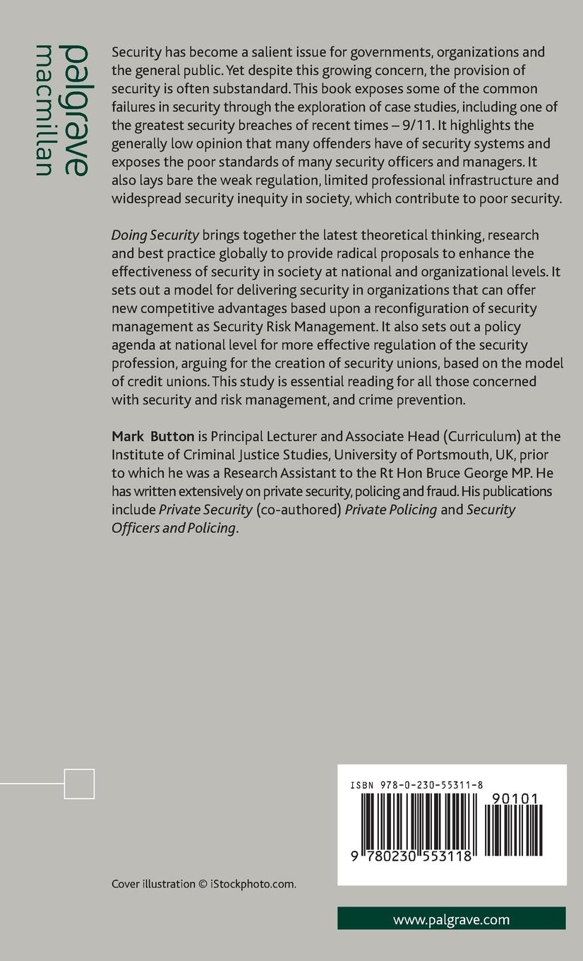 Rückseitencover Doing Security