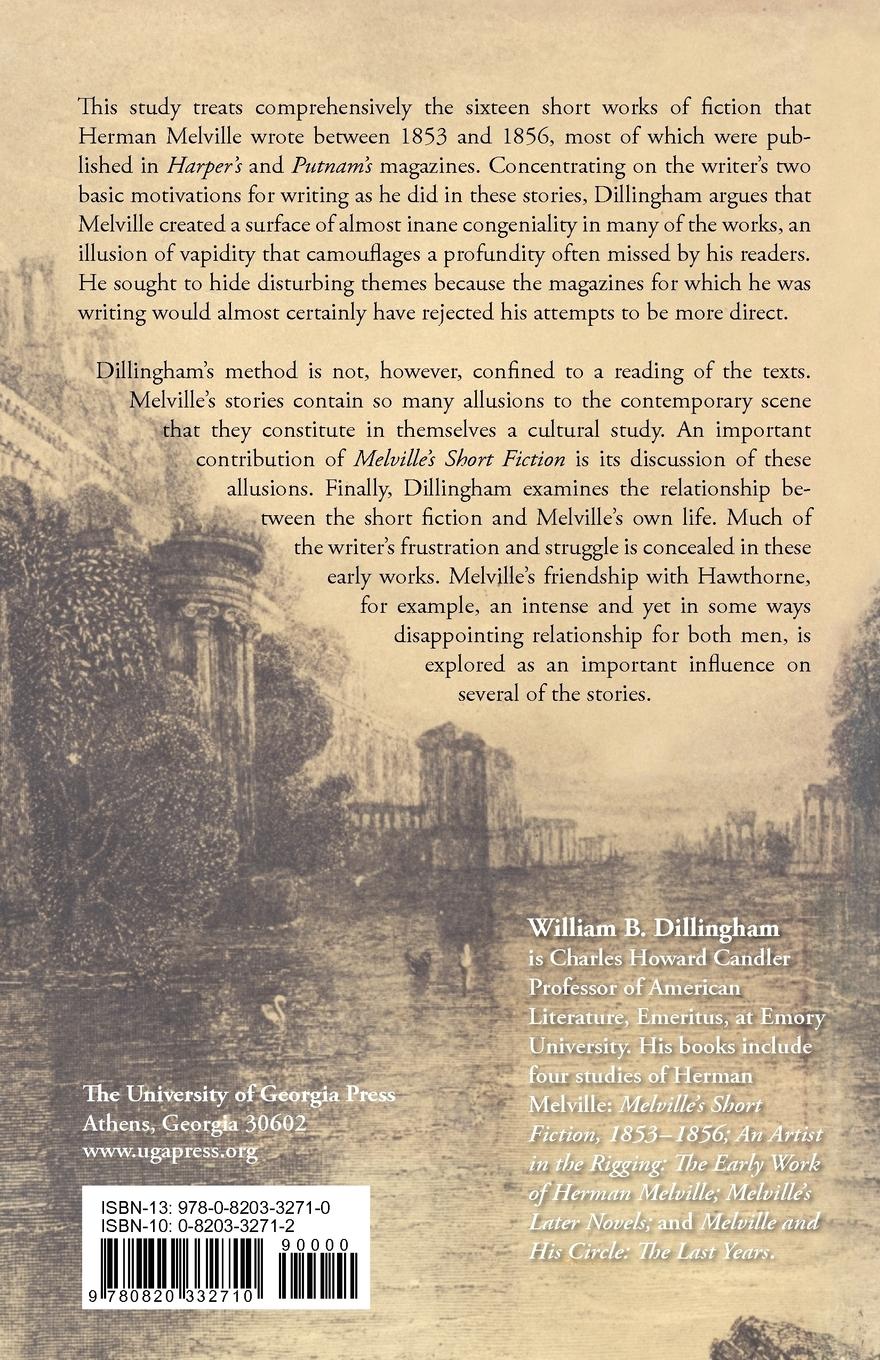 Rückseitencover Melville's Short Fiction, 1853-1856