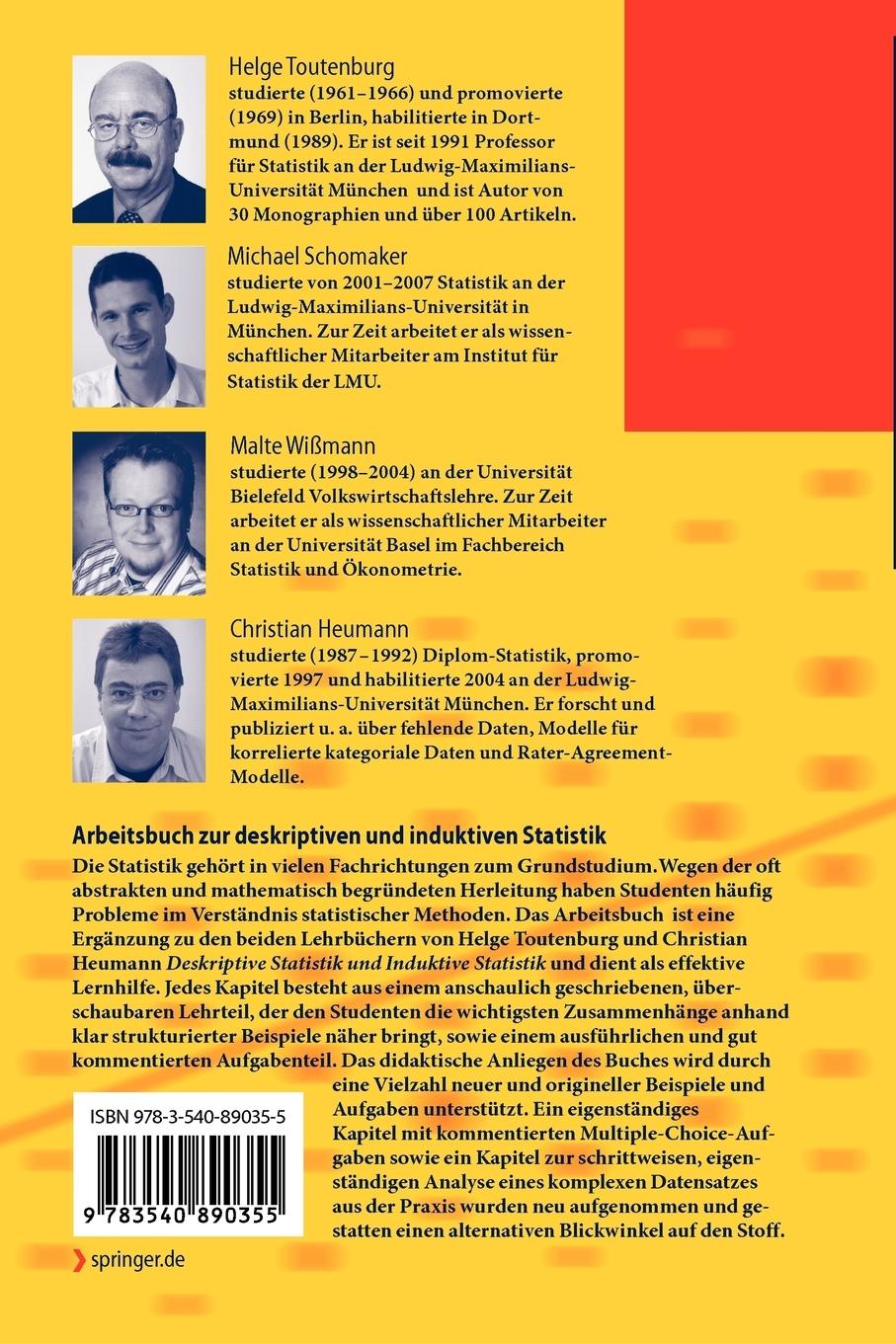 Rückseitencover Arbeitsbuch zur deskriptiven und induktiven Statistik