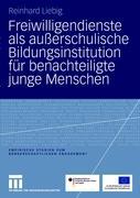 Vorderes Coverbild Freiwilligendienste als außerschulische Bildungsinstitution für benachteiligte junge Menschen