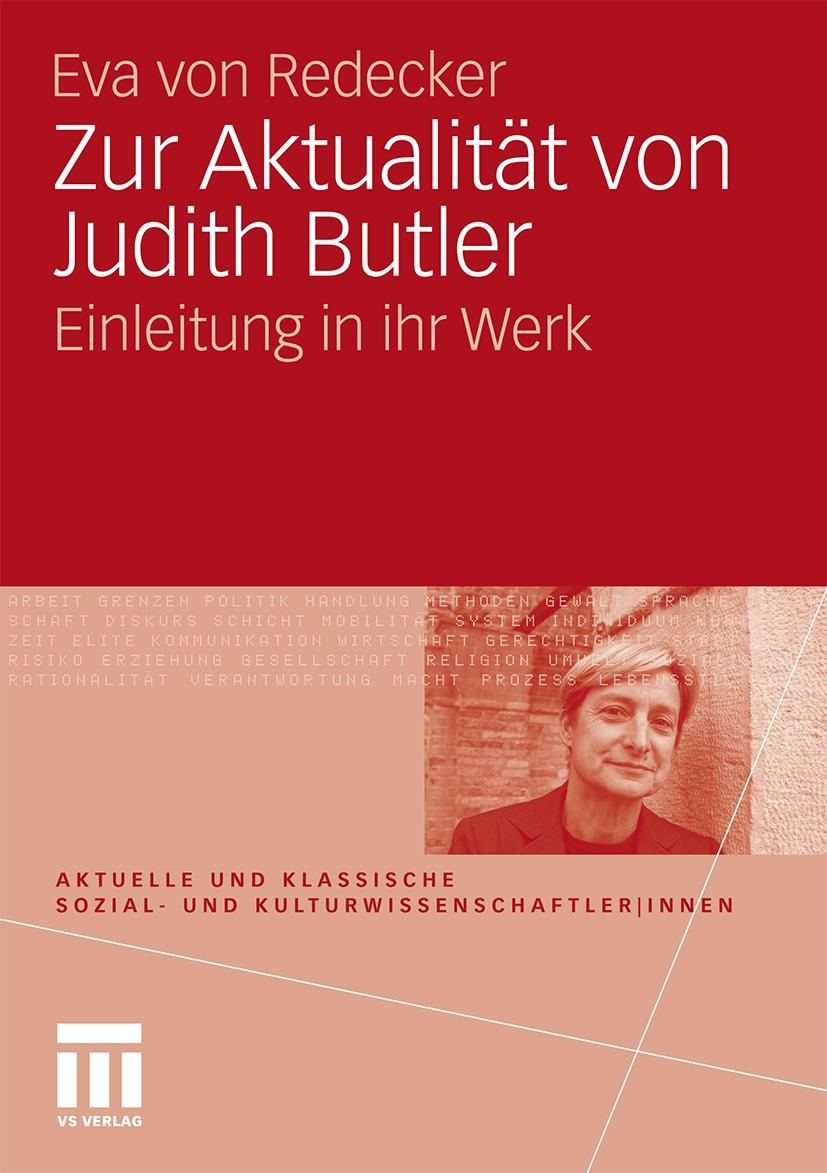 Vorderes Coverbild Zur Aktualität von Judith Butler