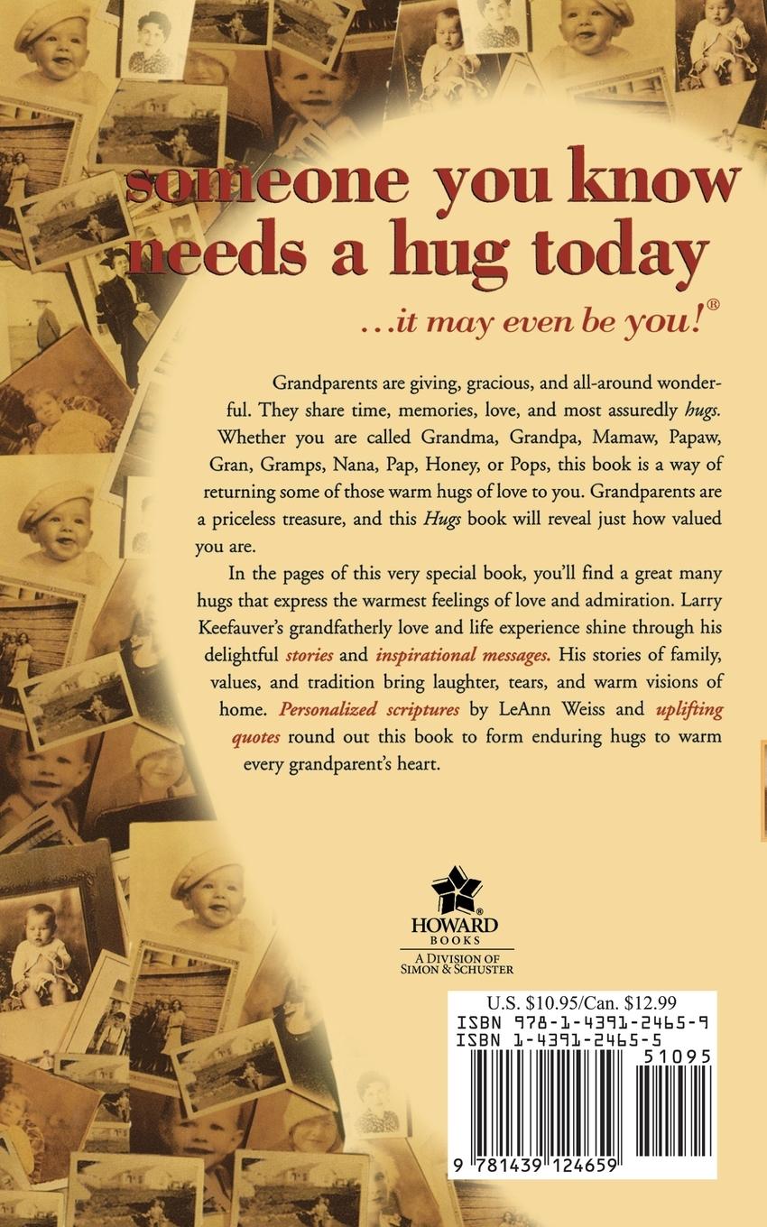 Rückseitencover Hugs for Grandparents