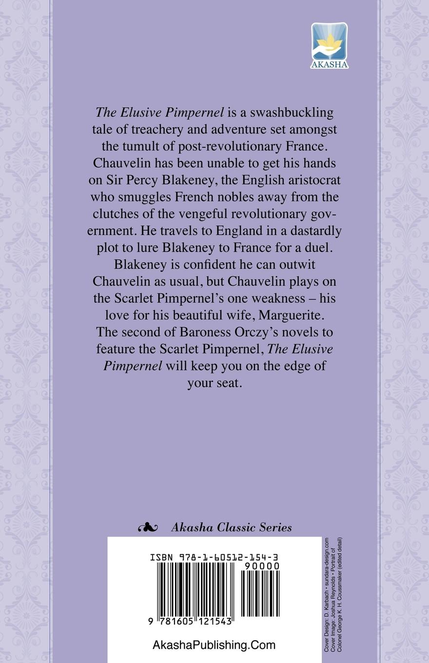 Rückseitencover The Elusive Pimpernel