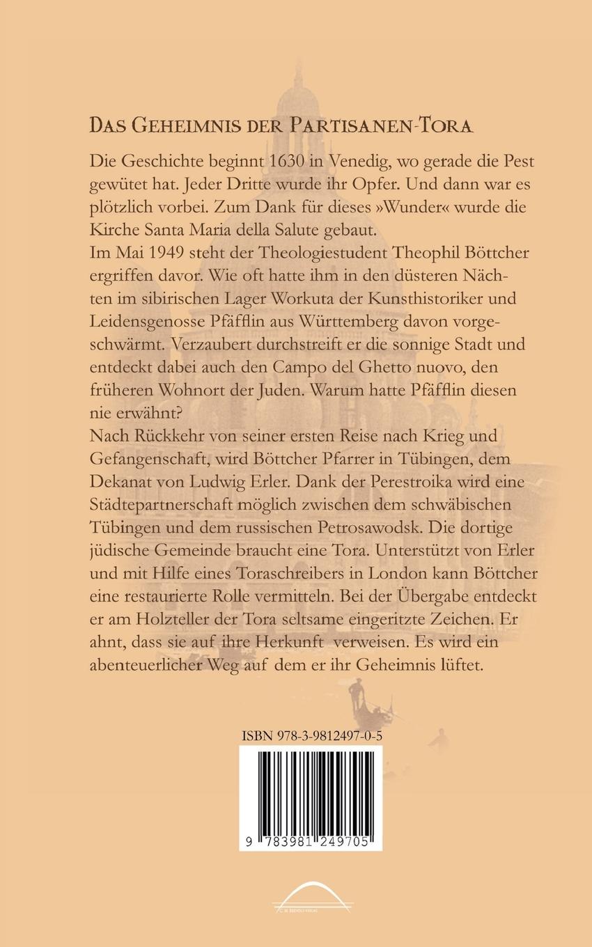Rückseitencover Das Geheimnis der Partisanen-Tora