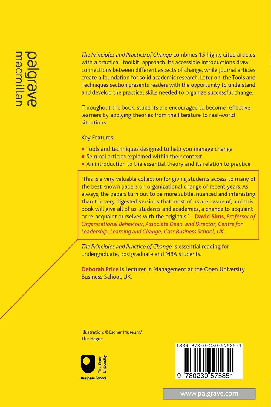 Rückseitencover The Principles and Practice of Change