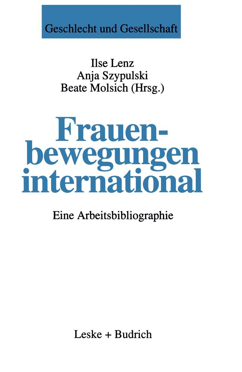 Vorderes Coverbild Frauenbewegungen international