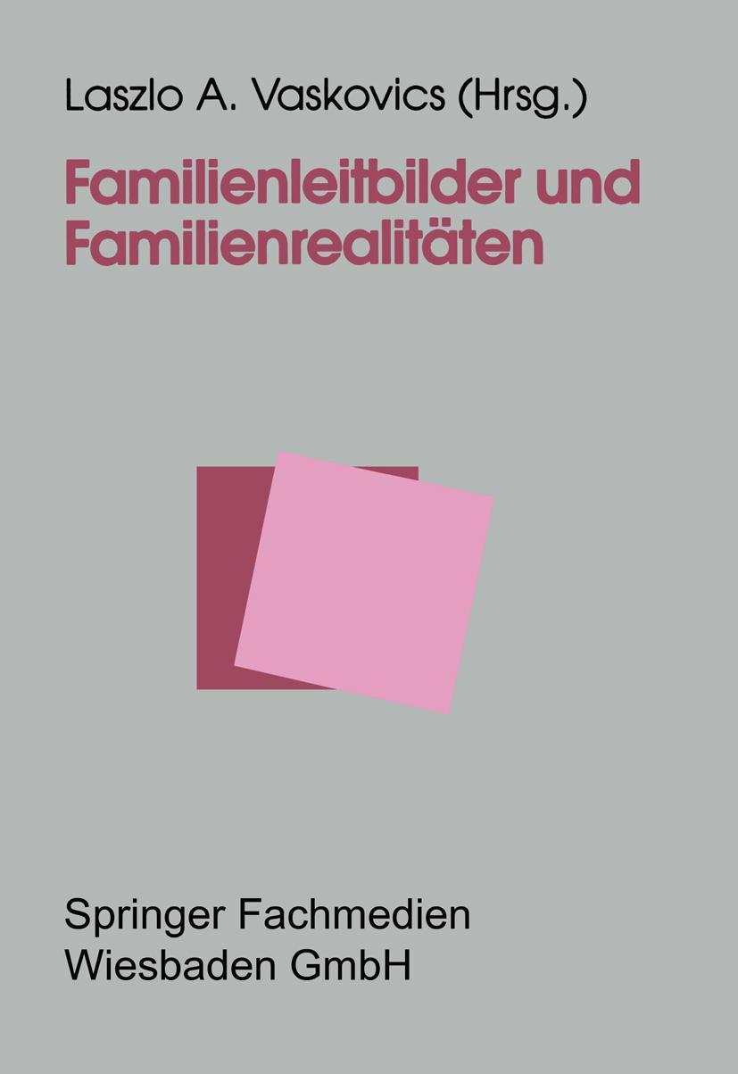 Vorderes Coverbild Familienleitbilder und Familienrealitäten