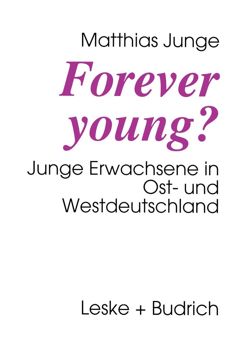 Vorderes Coverbild Forever young?