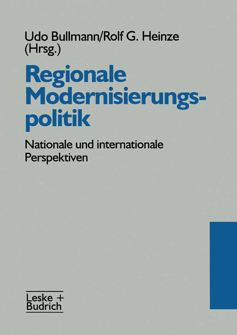 Vorderes Coverbild Regionale Modernisierungspolitik