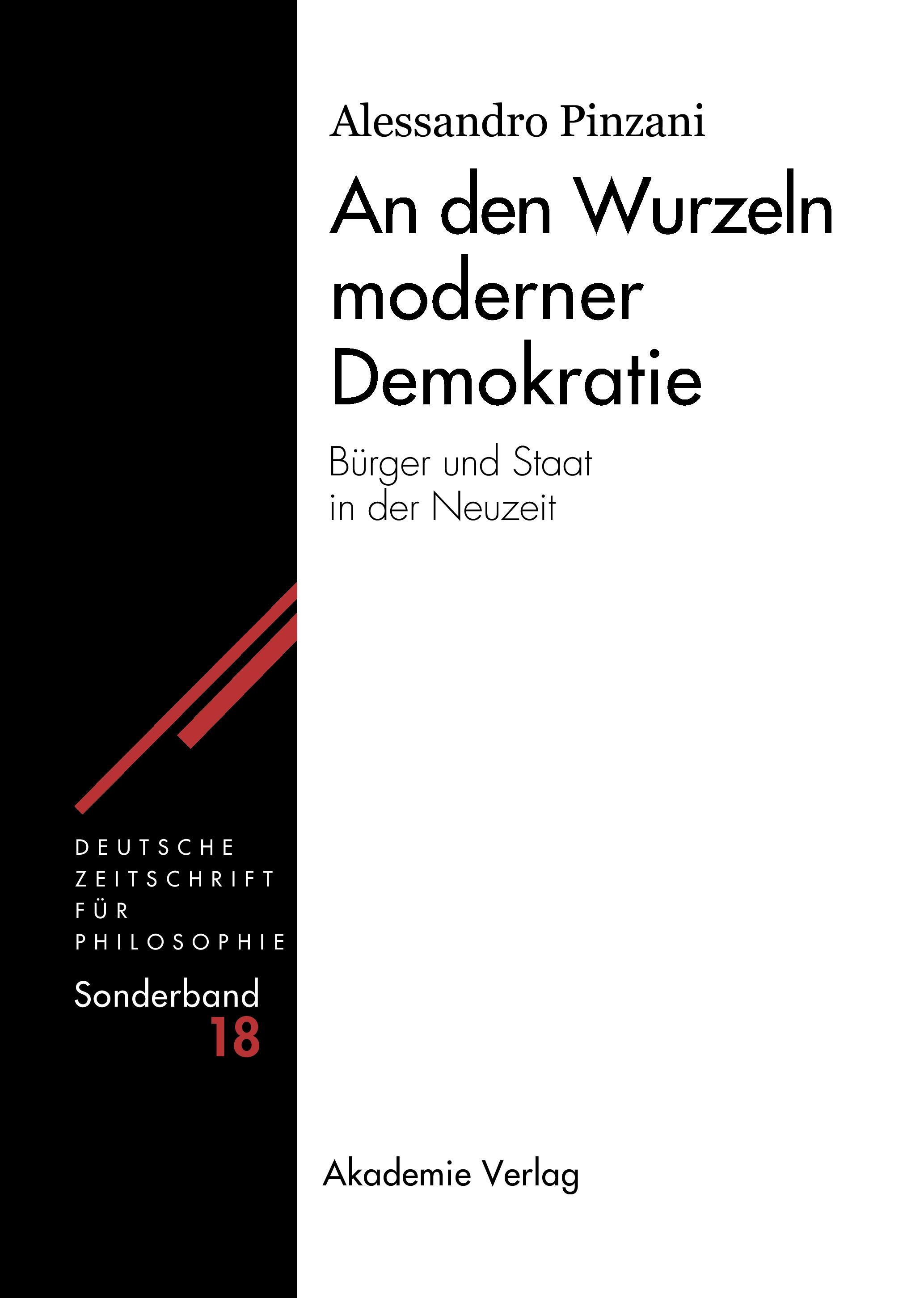Vorderes Coverbild An den Wurzeln moderner Demokratie