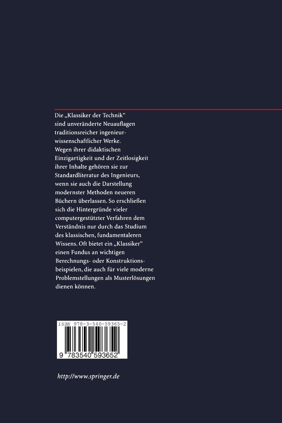 Rückseitencover Schnitt-, Stanz- und Ziehwerkzeuge