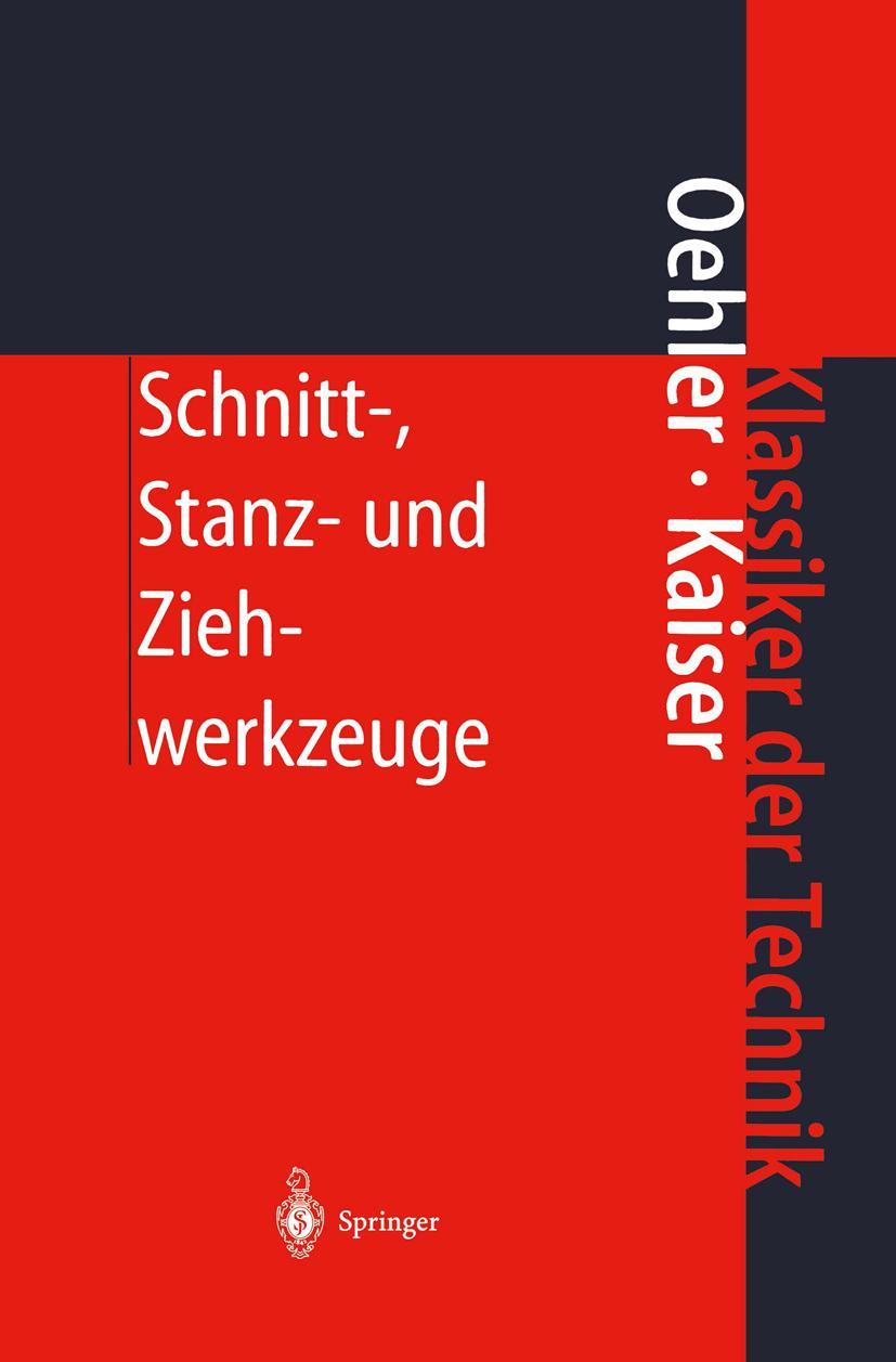 Vorderes Coverbild Schnitt-, Stanz- und Ziehwerkzeuge