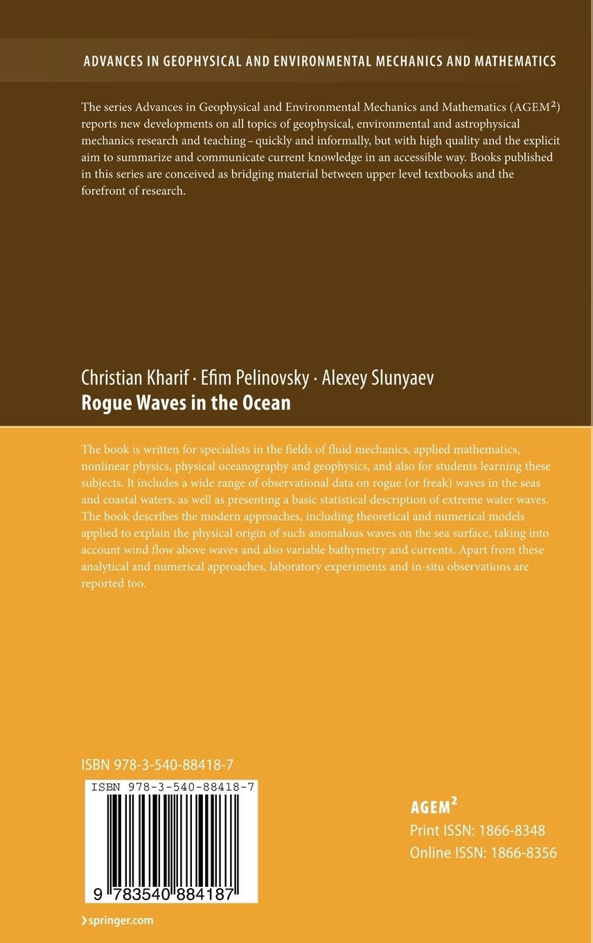 Rückseitencover Rogue Waves in the Ocean