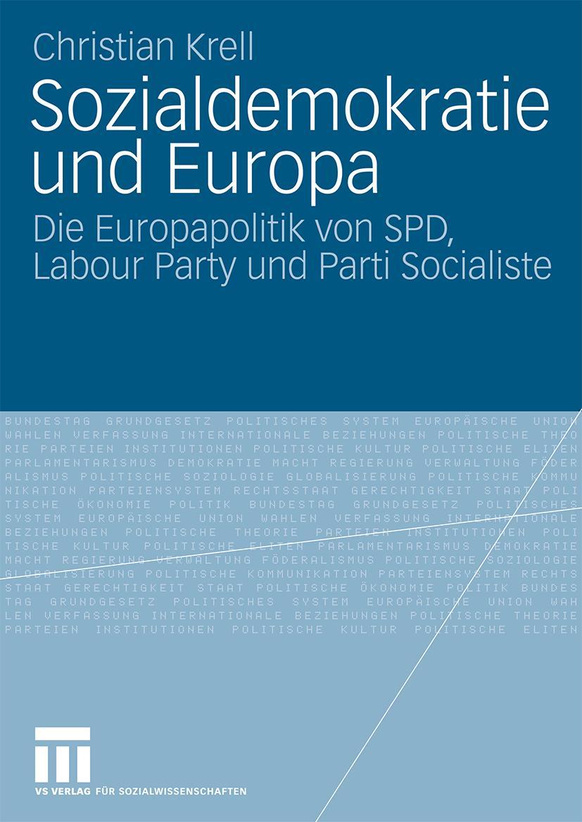 Vorderes Coverbild Sozialdemokratie und Europa
