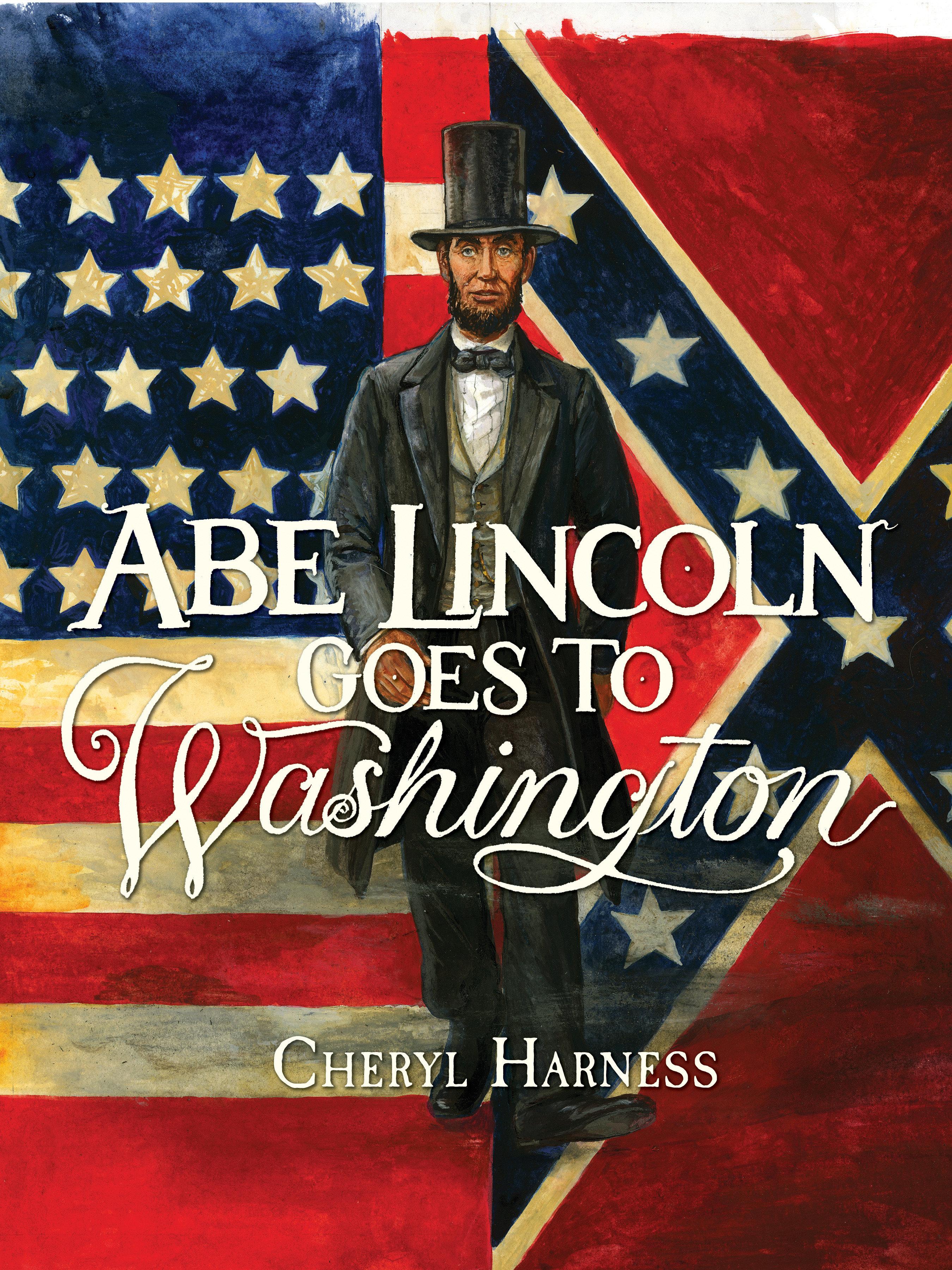 Vorderes Coverbild Abe Lincoln Goes to Washington