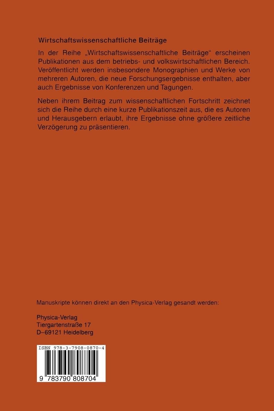 Rückseitencover Die Optionsbewertung an der Deutschen Terminbörse