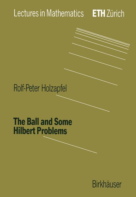 Vorderes Coverbild The Ball and Some Hilbert Problems