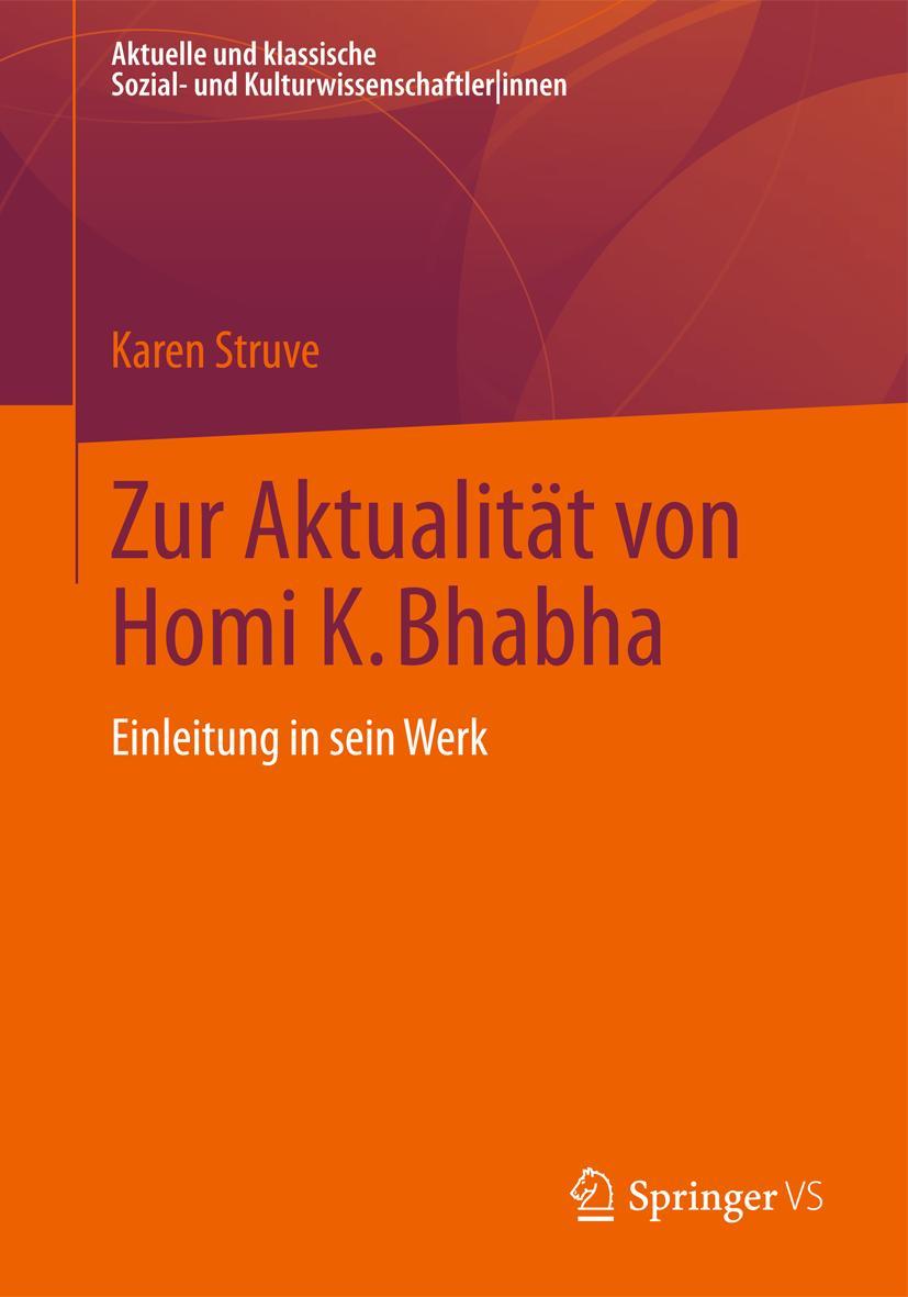 Vorderes Coverbild Zur Aktualität von Homi K. Bhabha
