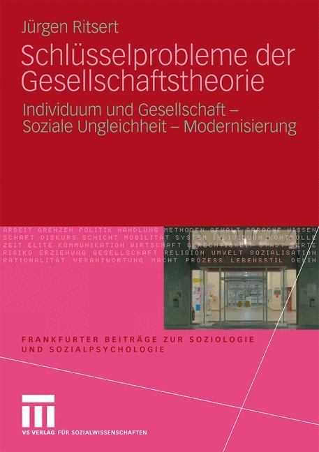 Vorderes Coverbild Schlüsselprobleme der Gesellschaftstheorie