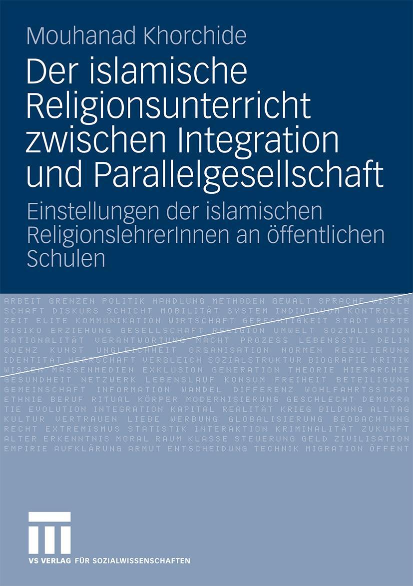 Vorderes Coverbild Der islamische Religionsunterricht zwischen Integration und Parallelgesellschaft