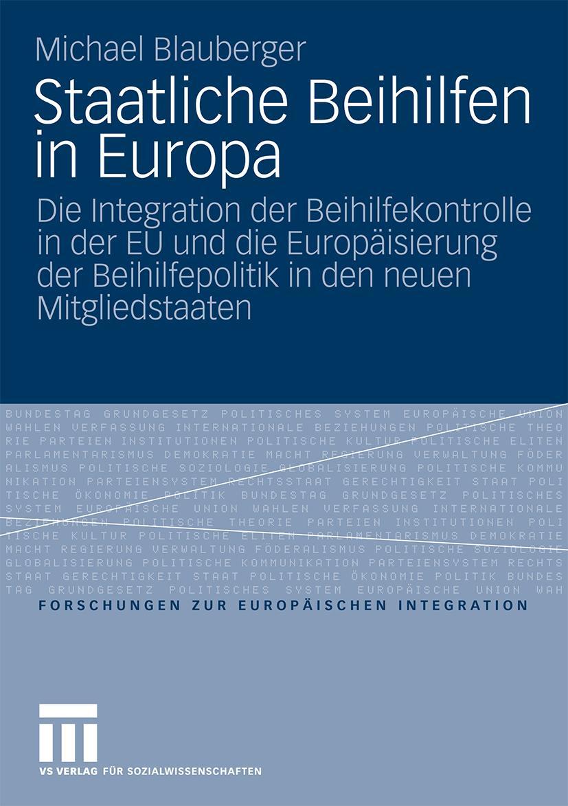 Vorderes Coverbild Staatliche Beihilfen in Europa