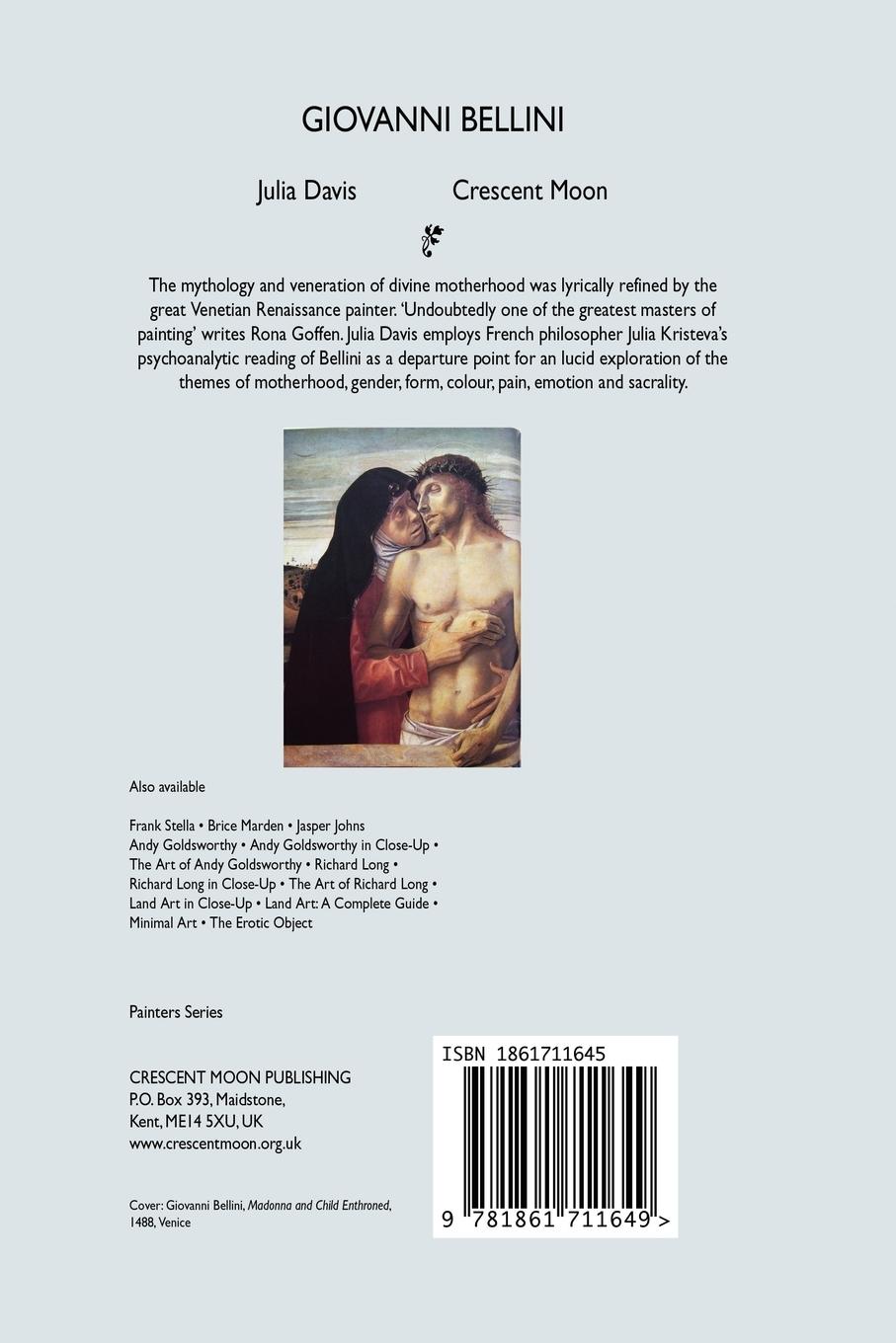 Rückseitencover Giovanni Bellini