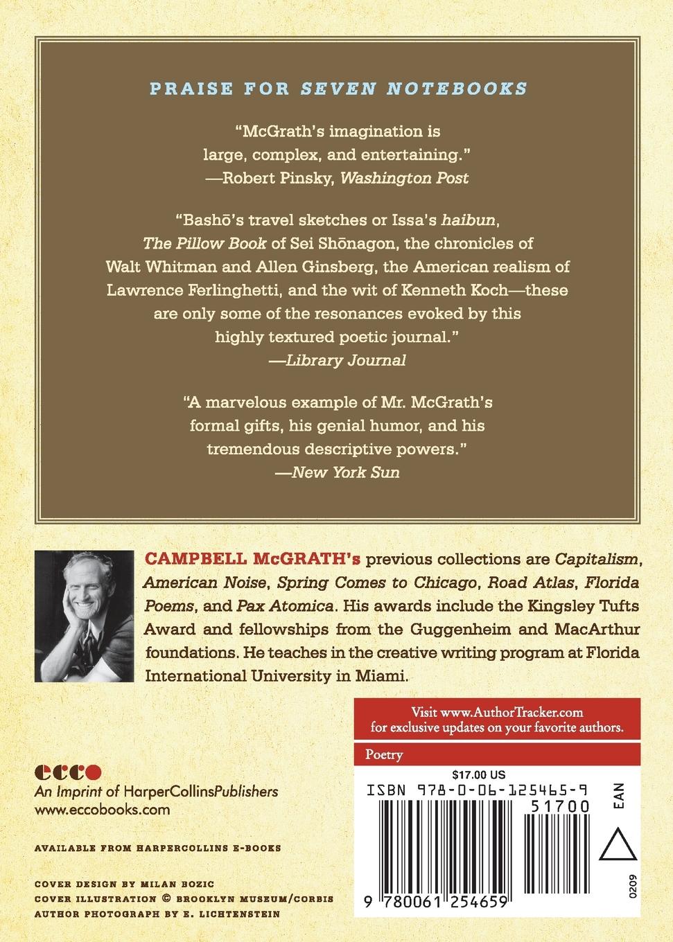 Rückseitencover Seven Notebooks