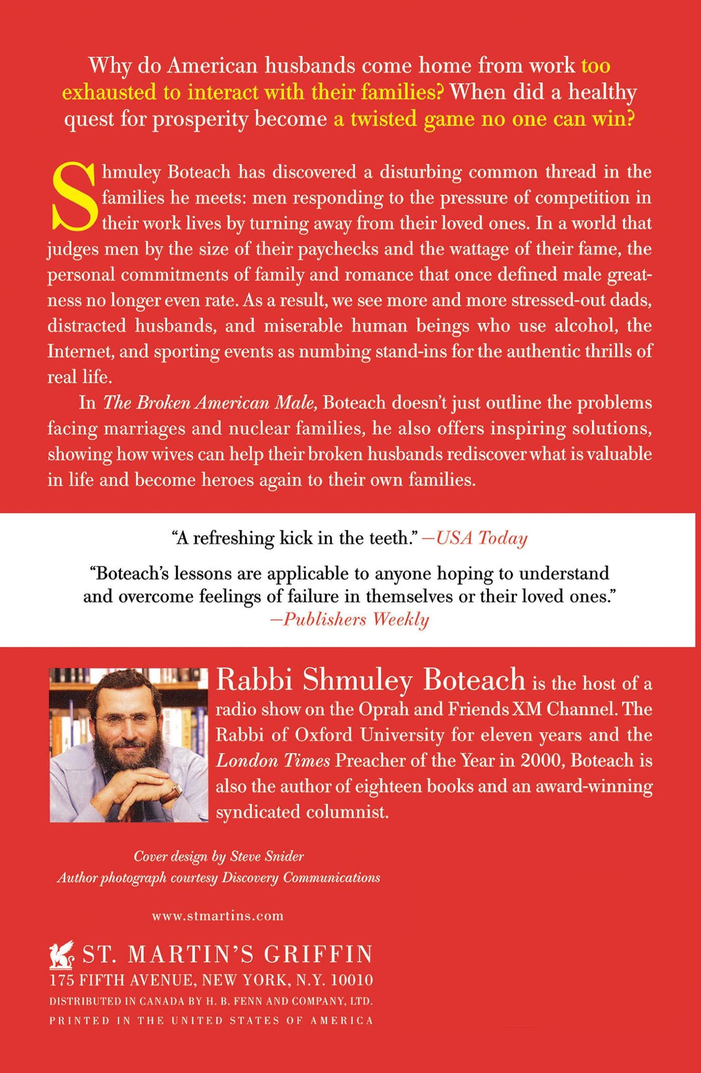 Rückseitencover The Broken American Male