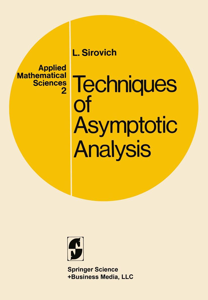 Vorderes Coverbild Techniques of Asymptotic Analysis