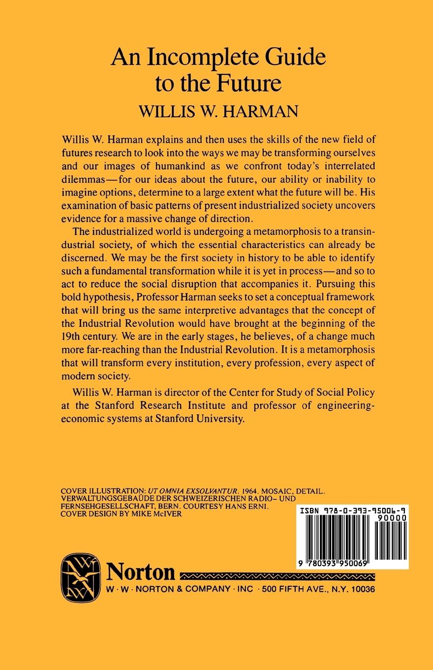 Rückseitencover An Incomplete Guide to the Future