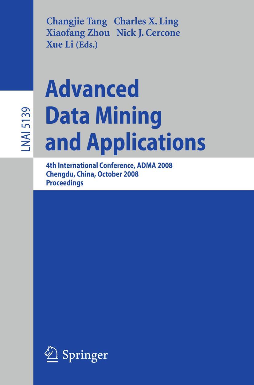 Vorderes Coverbild Advanced Data Mining and Applications