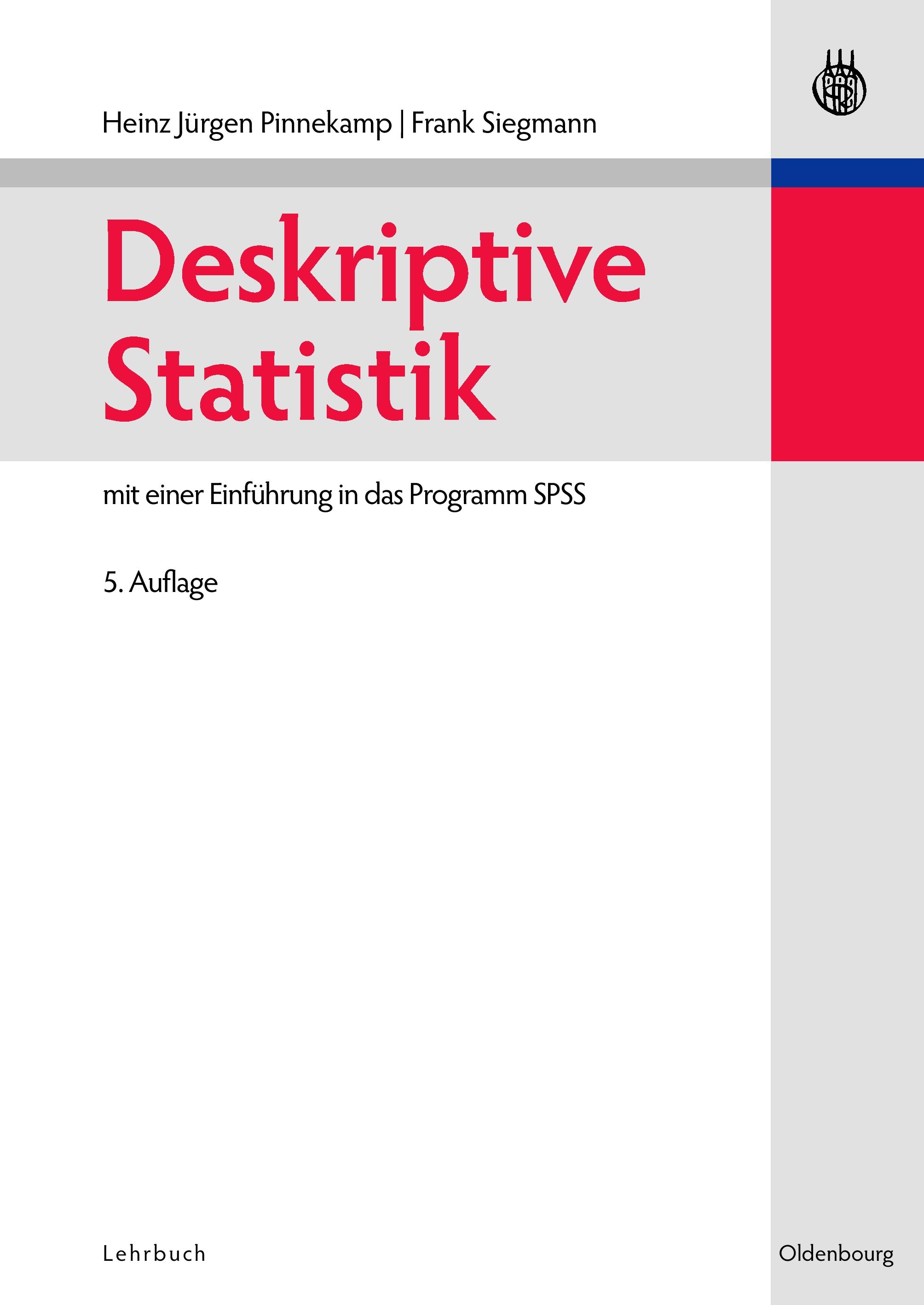 Vorderes Coverbild Deskriptive Statistik