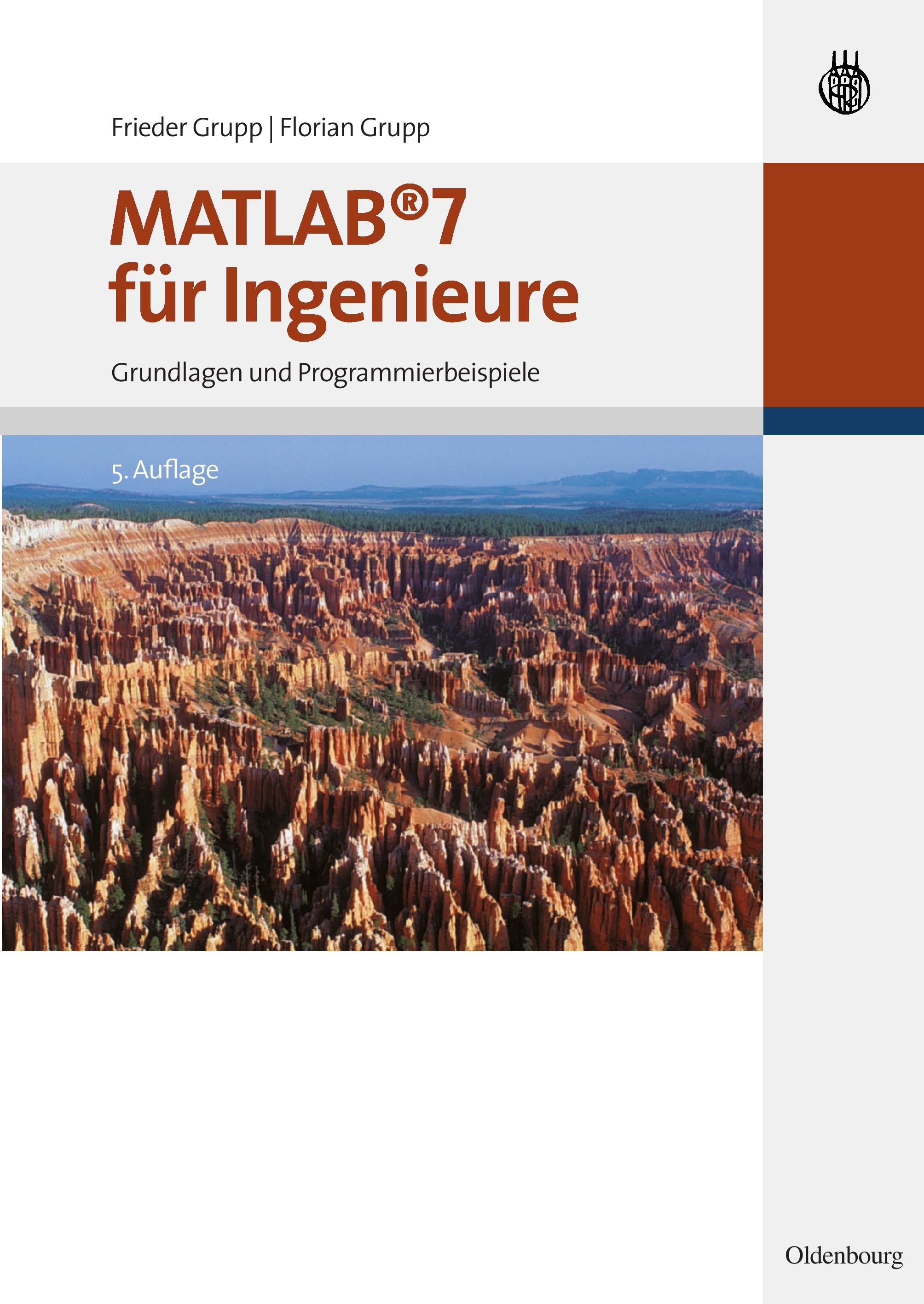 Vorderes Coverbild MATLAB 7 für Ingenieure
