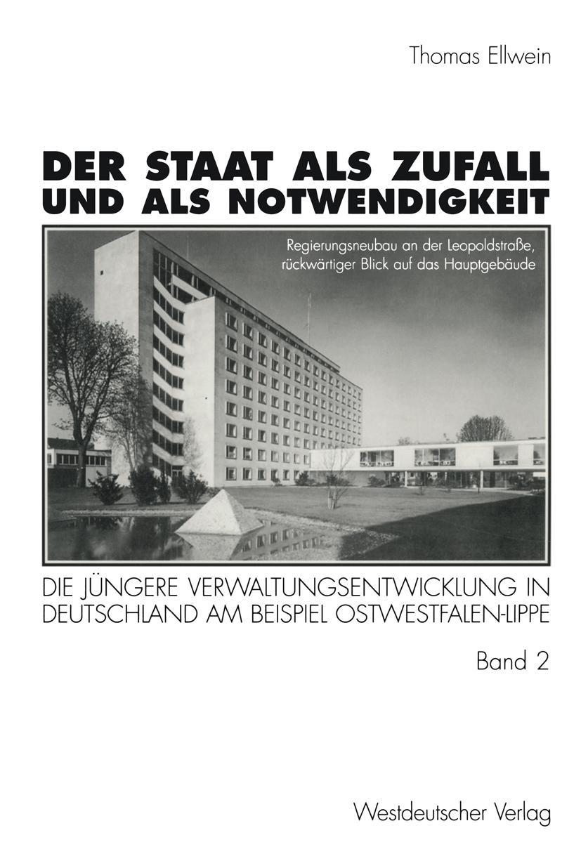 Vorderes Coverbild Der Staat als Zufall und als Notwendigkeit