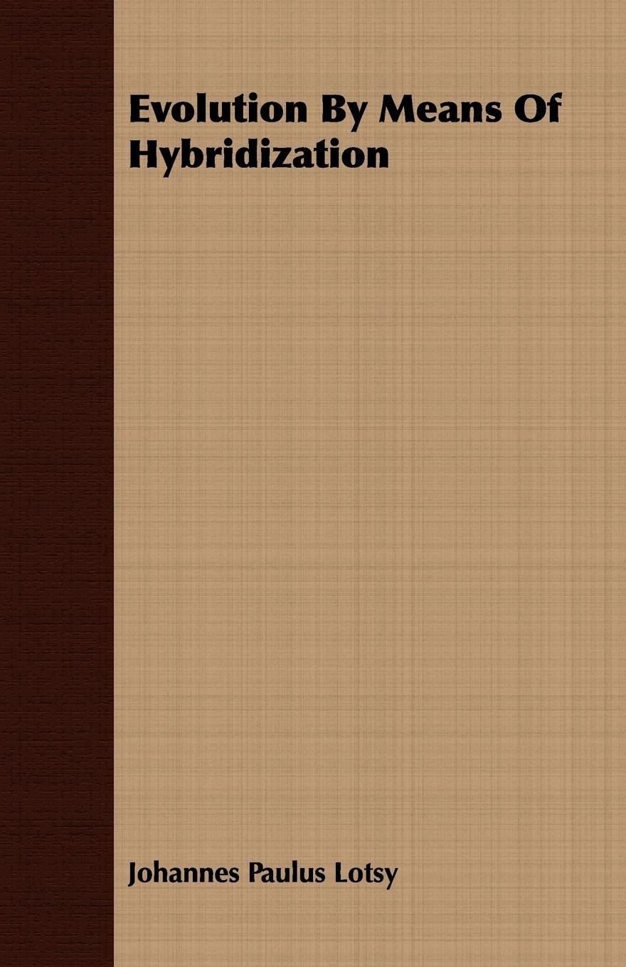 Vorderes Coverbild Evolution By Means Of Hybridization