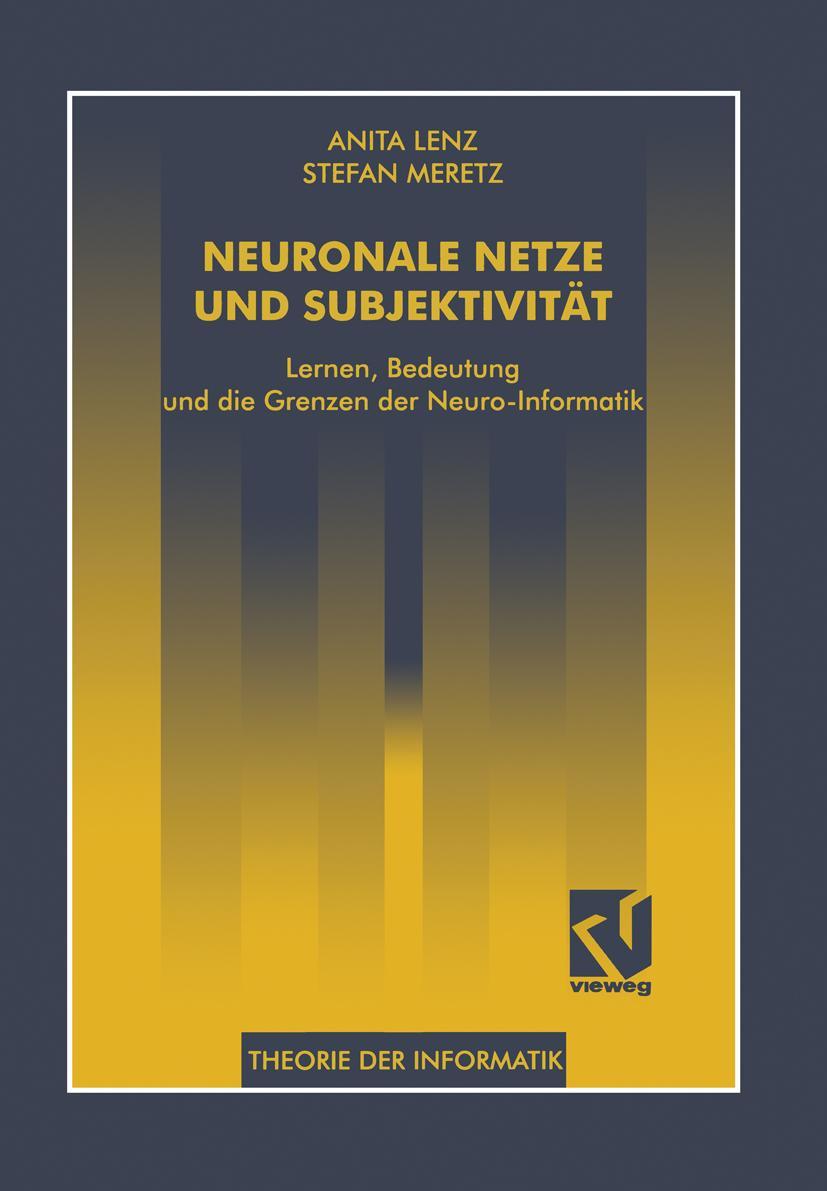 Vorderes Coverbild Neuronale Netze und Subjektivität
