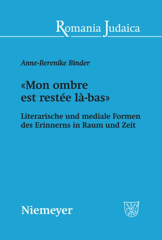 Vorderes Coverbild 'Mon ombre est restée là-bas'