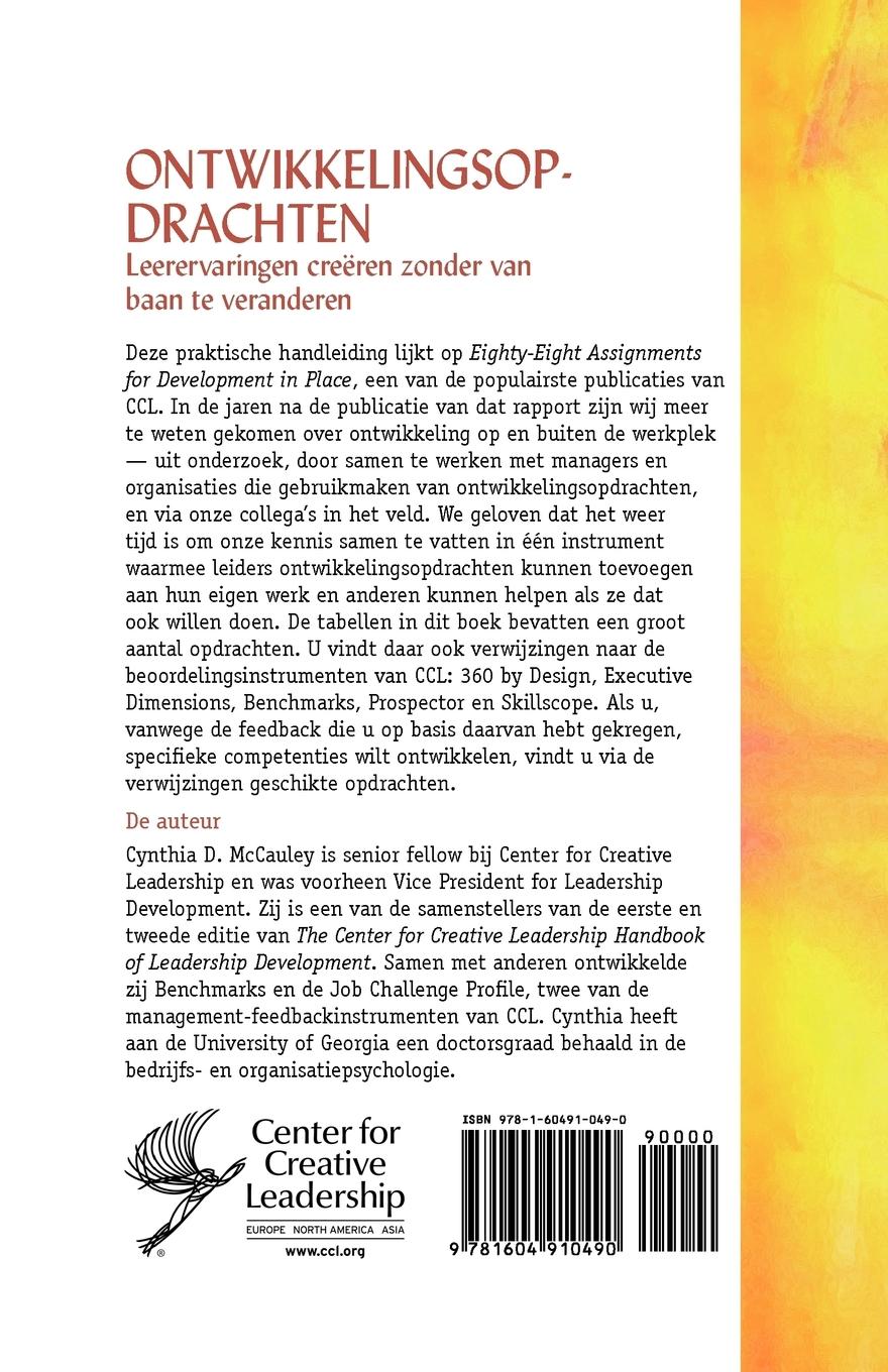 Rückseitencover Developmental Assignments