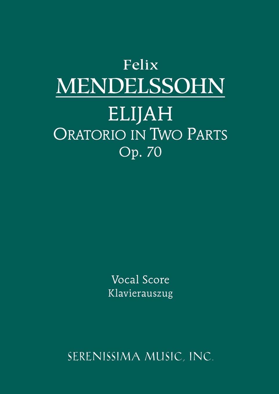 Vorderes Coverbild Elijah, Op.70