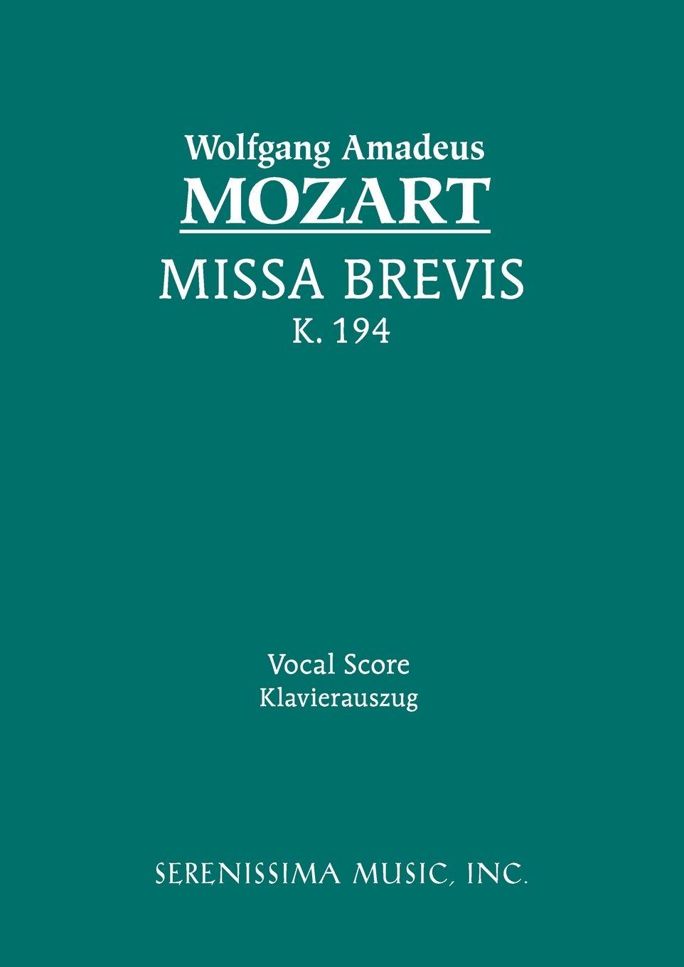 Vorderes Coverbild Missa Brevis, K.194