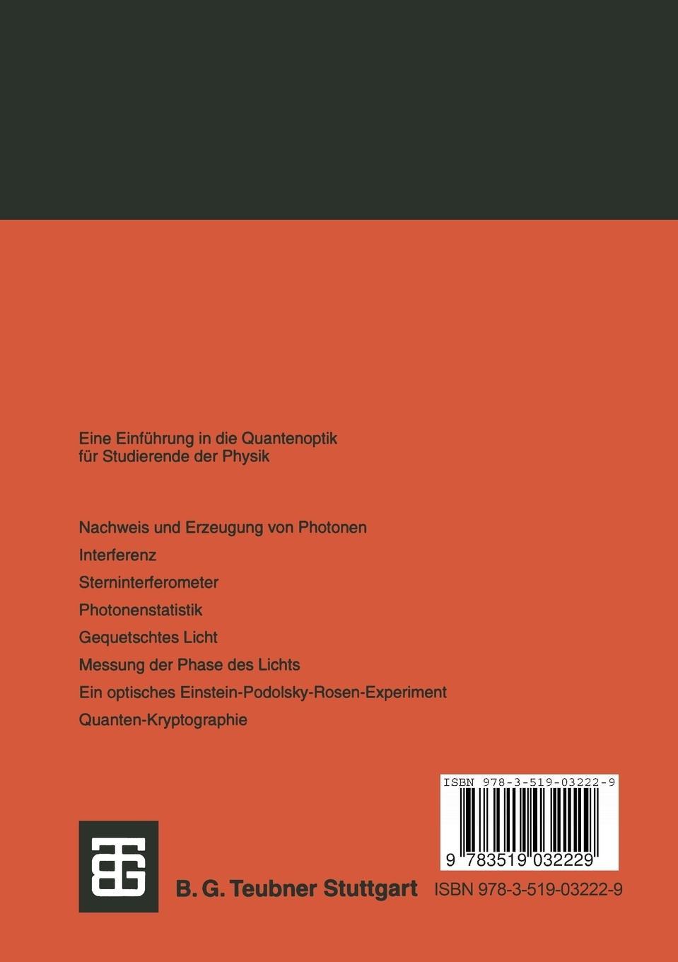 Rückseitencover Photonen