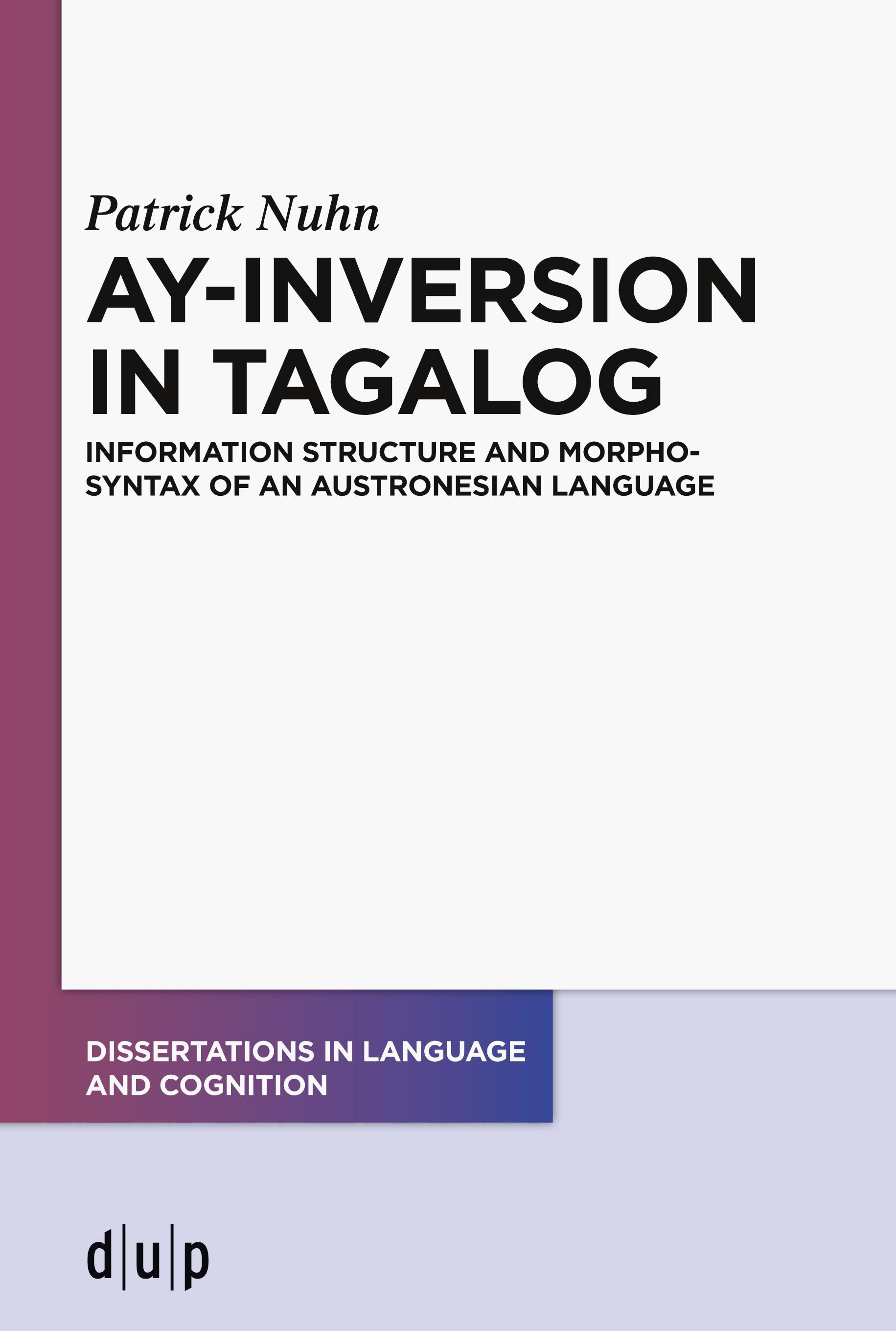 Vorderes Coverbild Ay-Inversion in Tagalog