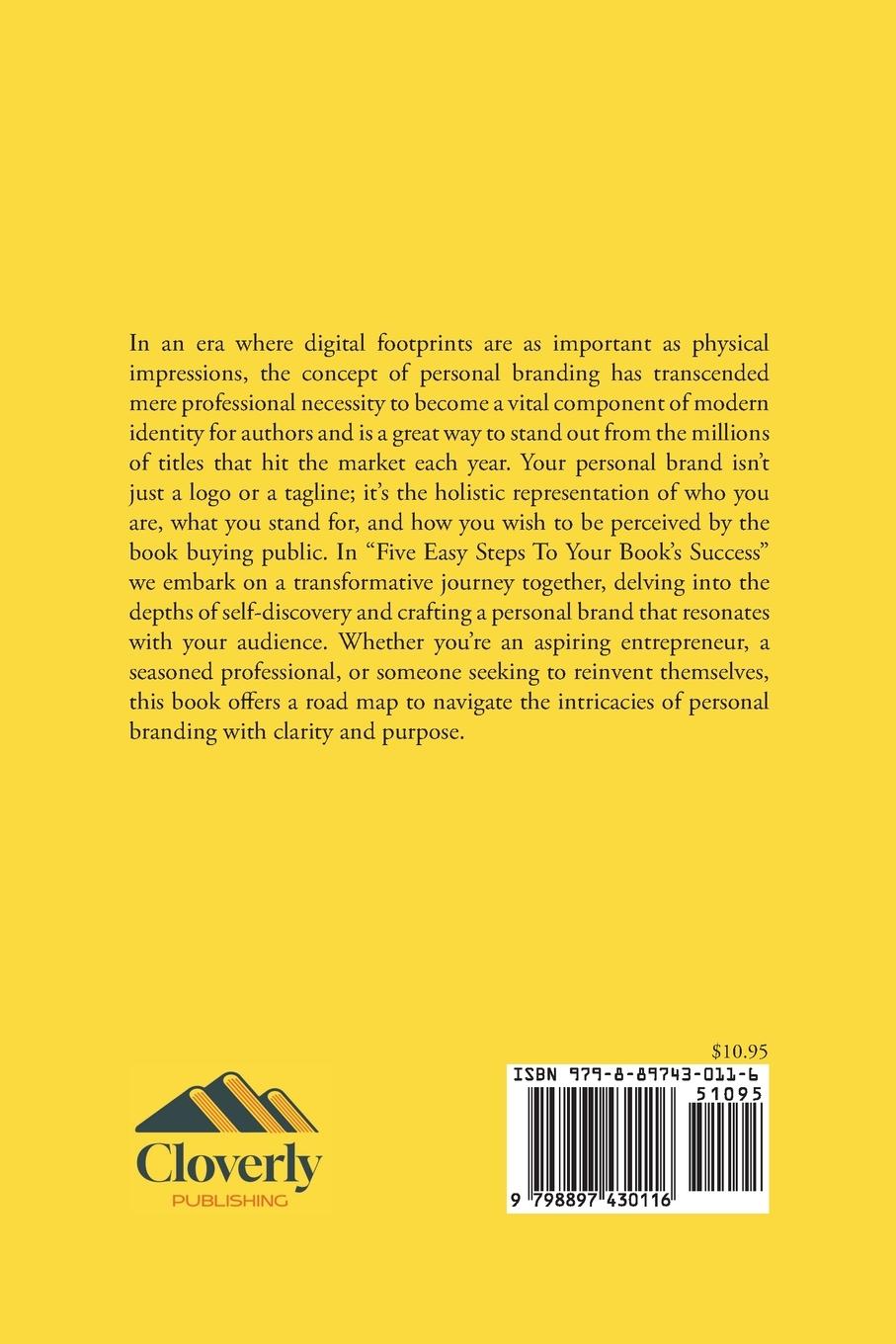 Rückseitencover Five Easy Steps to Your Book's Success