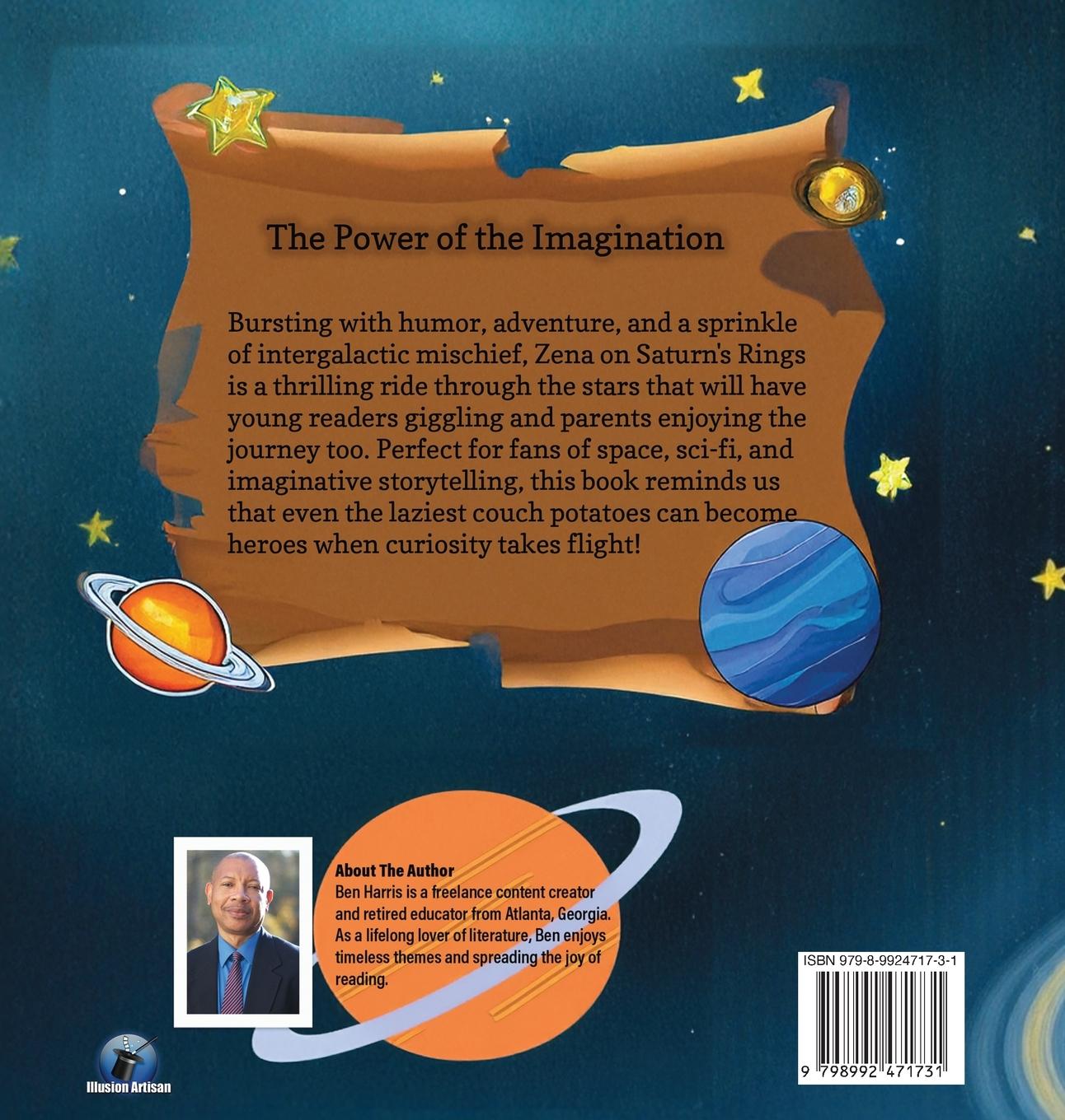 Rückseitencover Zena on Saturn's Rings