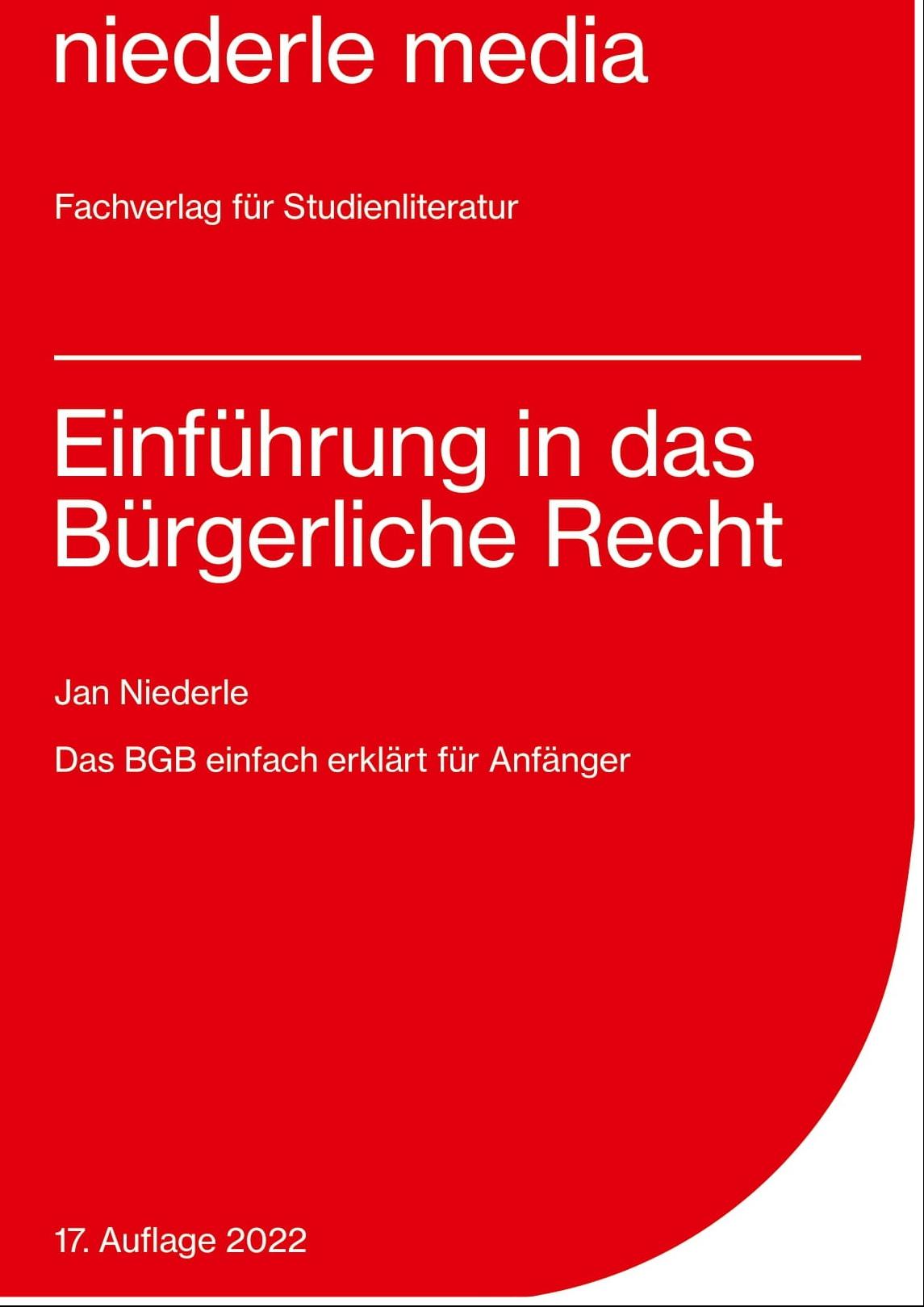 Vorderes Coverbild Einführung in das Bürgerliche Recht