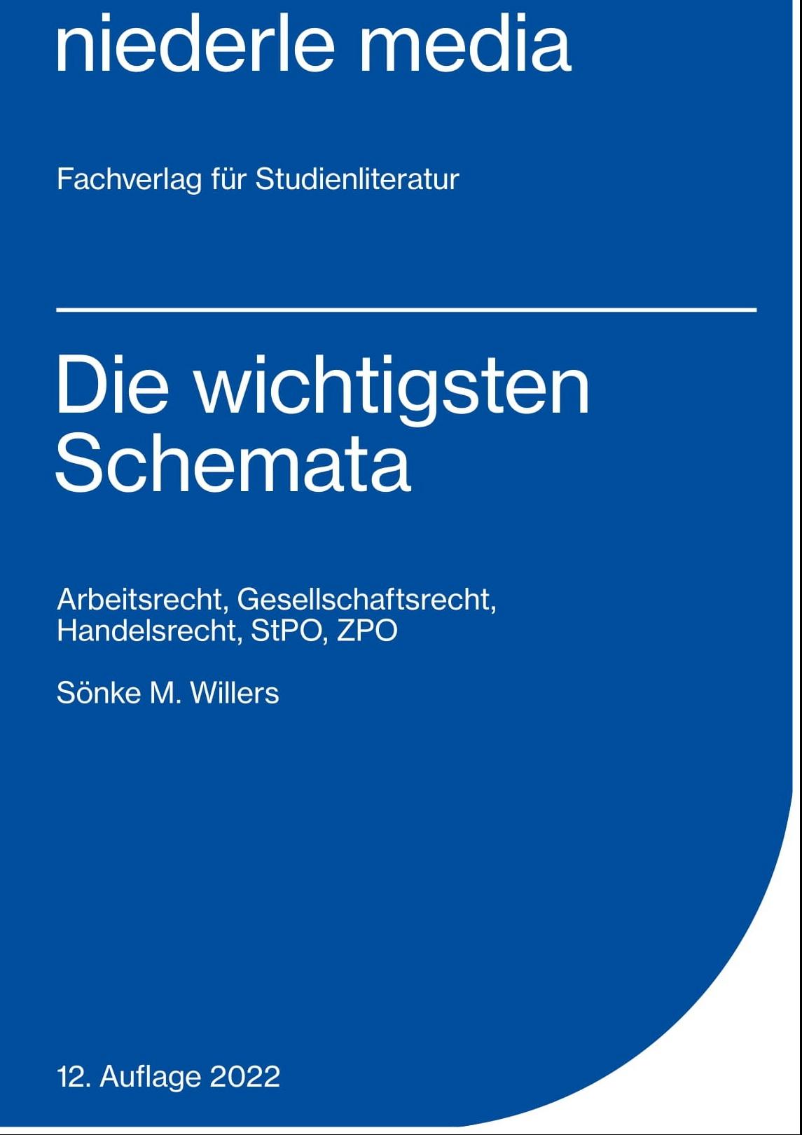 Vorderes Coverbild Die wichtigsten Schemata Nebengebiete