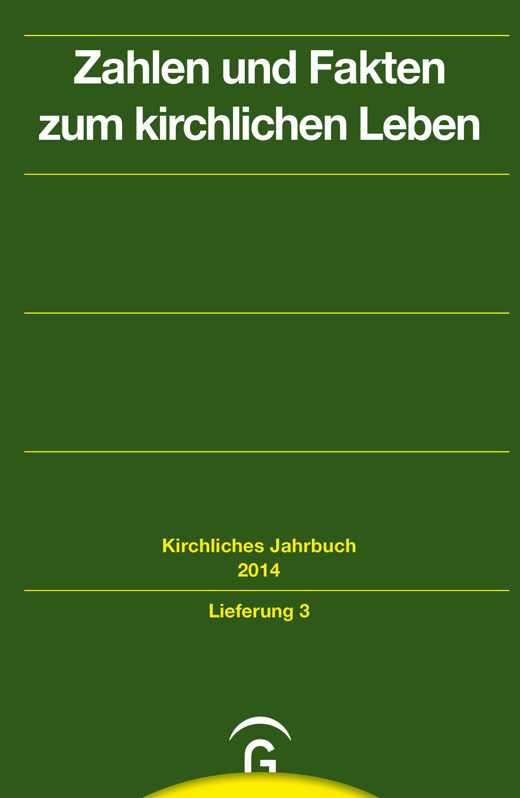 Vorderes Coverbild Zahlen und Fakten zum kirchlichen Leben