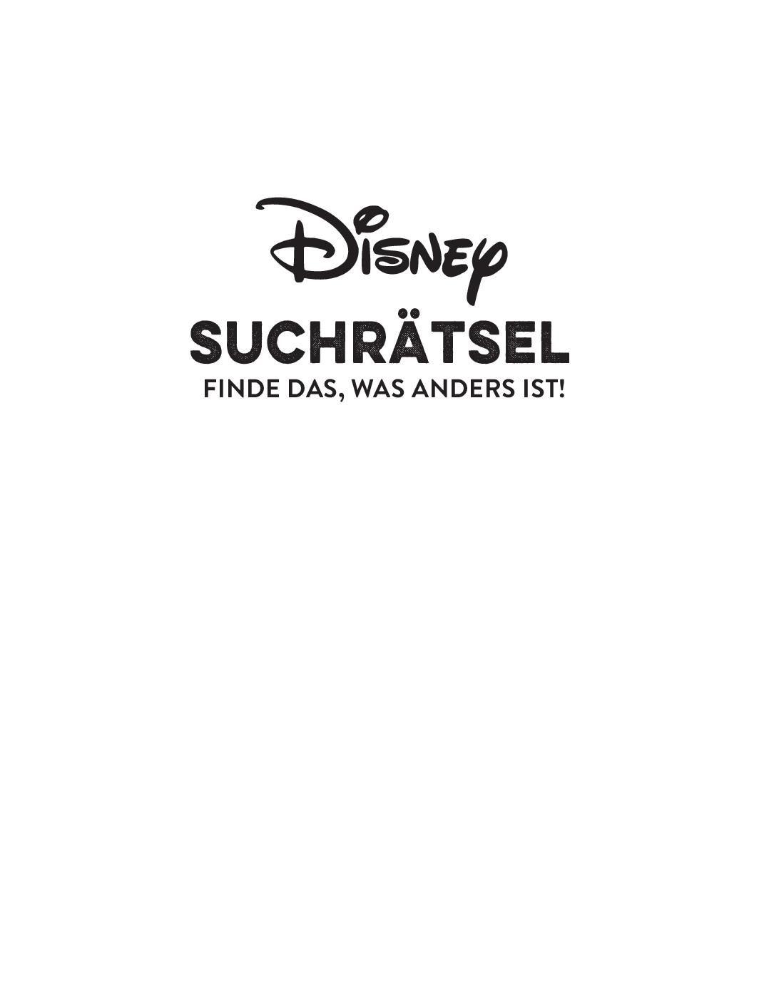 Beispielinhalt (Bild) Disney Suchrätsel